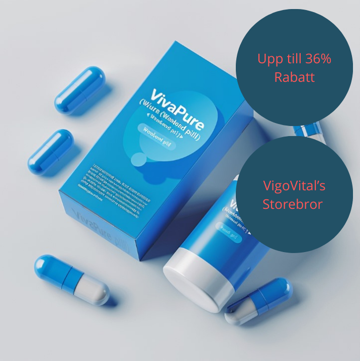 VivaPure (The weekend pill) | 100-Pack 550 mg | 1-2 dagar Leverans | Skickas Samma Dag